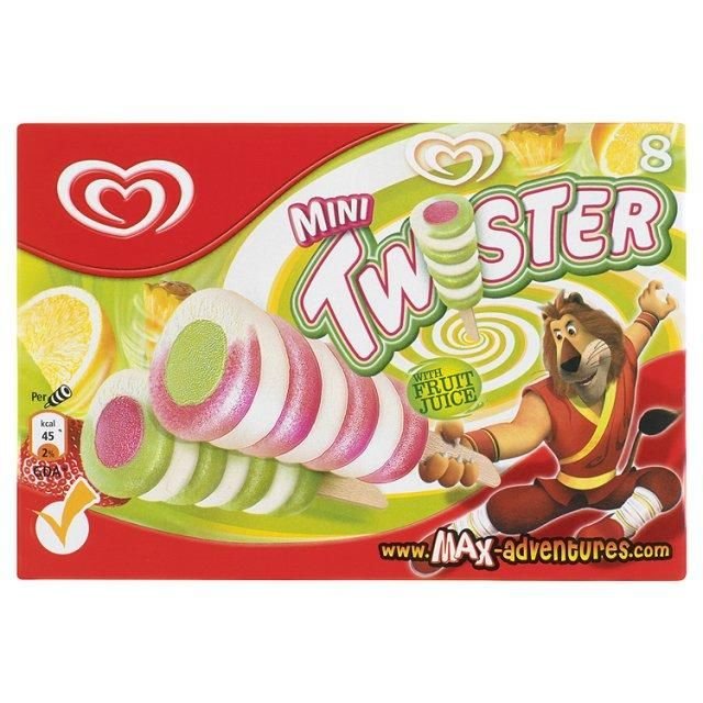 Wall's Mini Twisters Ice Cream